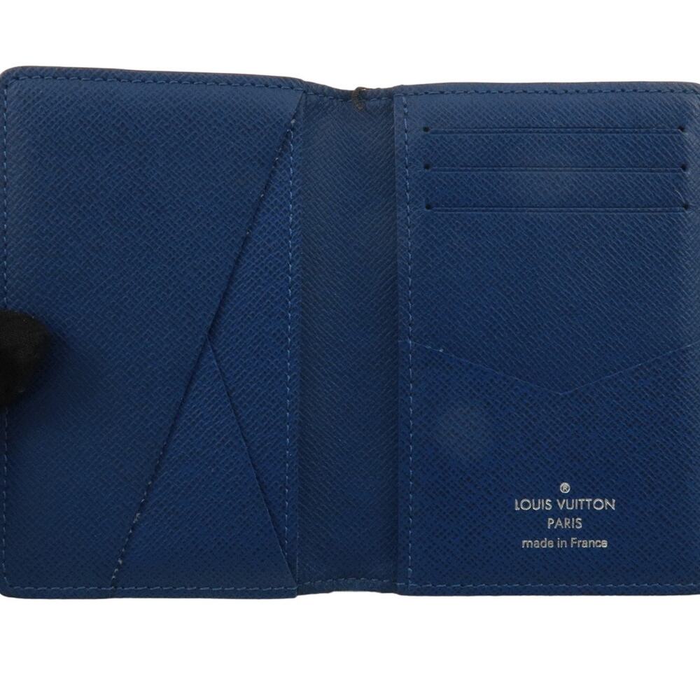 💎✨BEAUTIFUL✨💎Authentic Louis Vuitton Taiga Rama Organizer Depoche Card Case - Picture 9 of 15